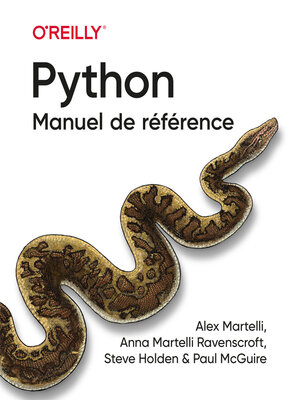 cover image of Python--Manuel de référence